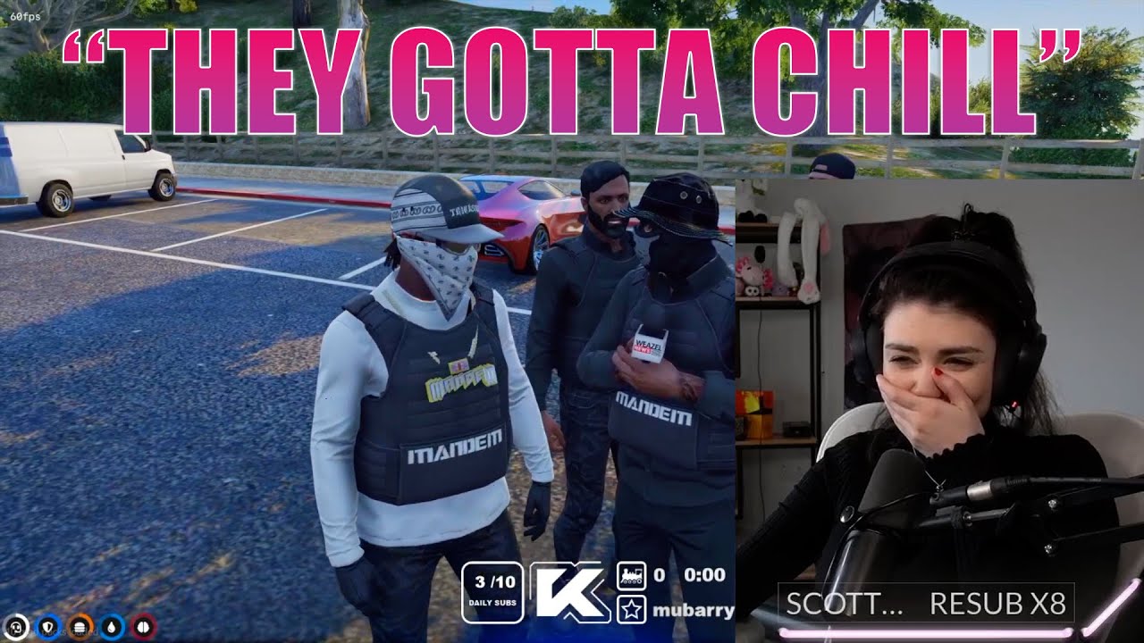 Wolfabelle Reacts To The Mandem Getting Cancelled! | Mandem NoPixel GTA RP