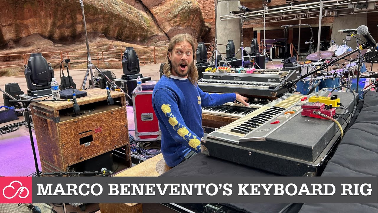 Клавиатурный комплект Марко Беневенто — июнь 2023 г. с альбомом «Почти мертв» Джо Руссо