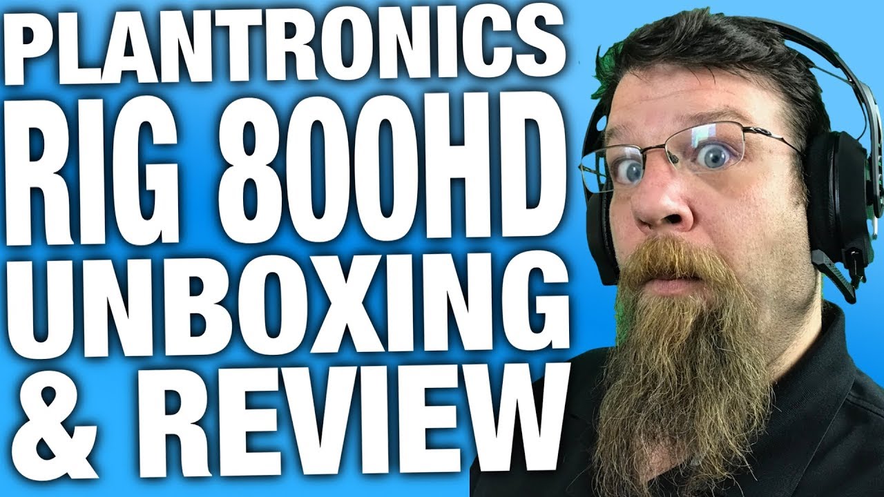 Plantronics RIG 800 HD Wireless Gaming Headset Unboxing and Review - #Sponsored
