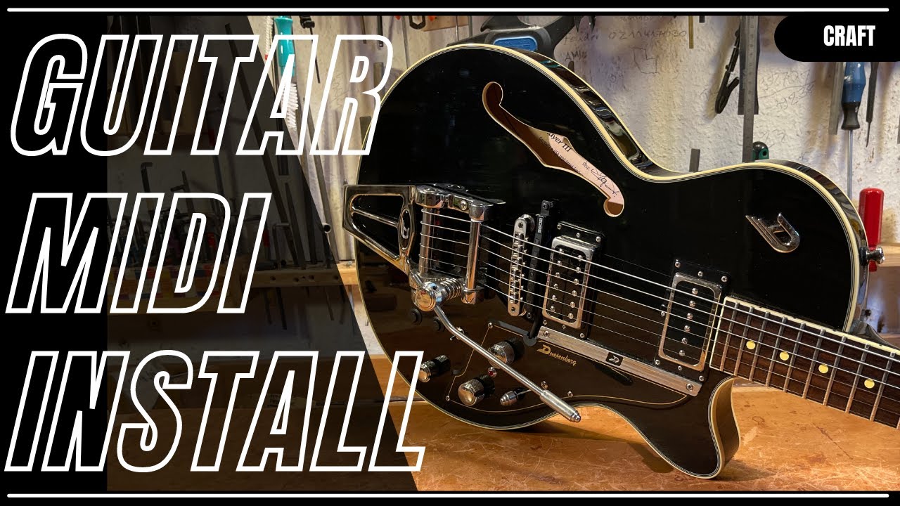 Guitar Internal MIDI Pickup Installation/ Modification/ Tutorial/ DIY/Luthier Workshop Skills/ Ep.12