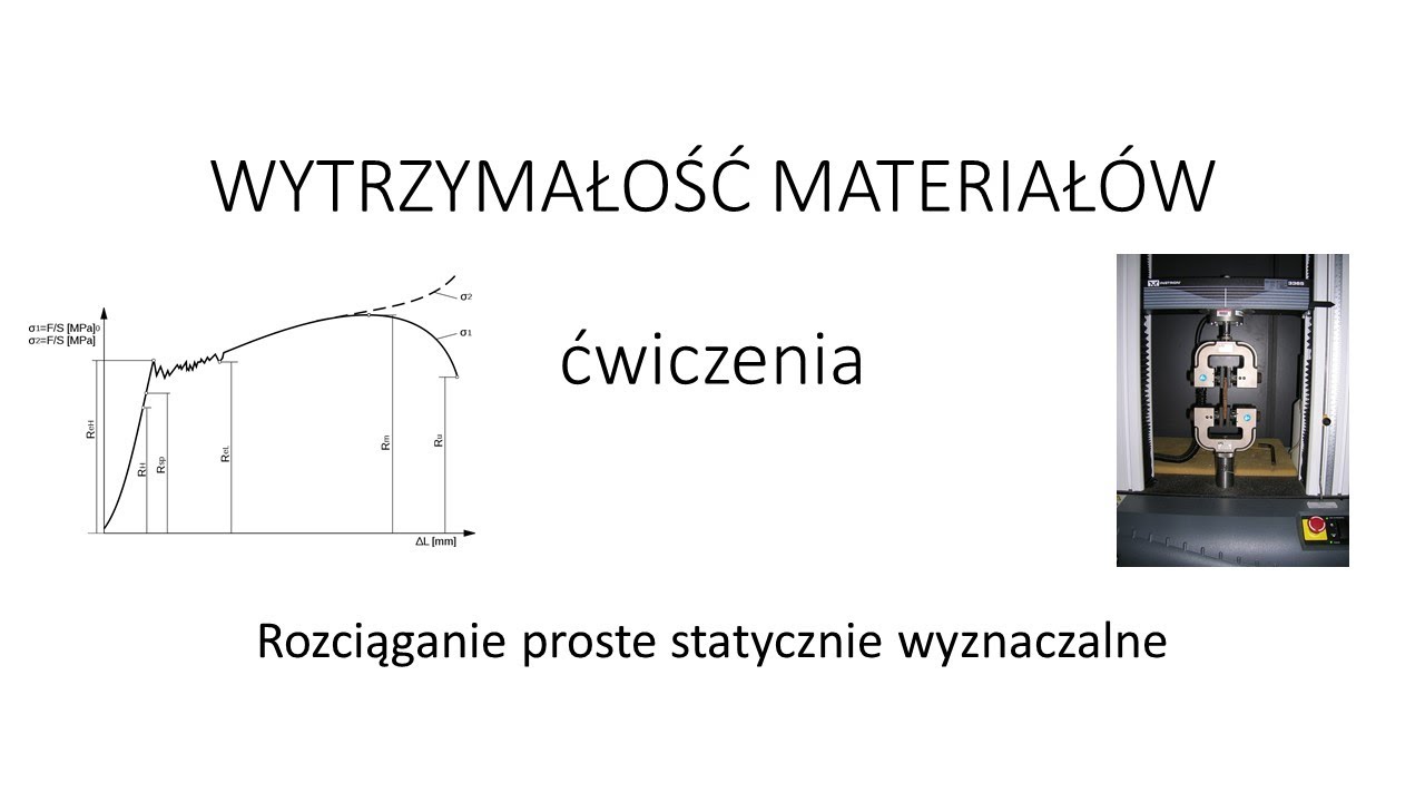 WM - Ćwiczenia 1 Jednoosiowe rozciąganie