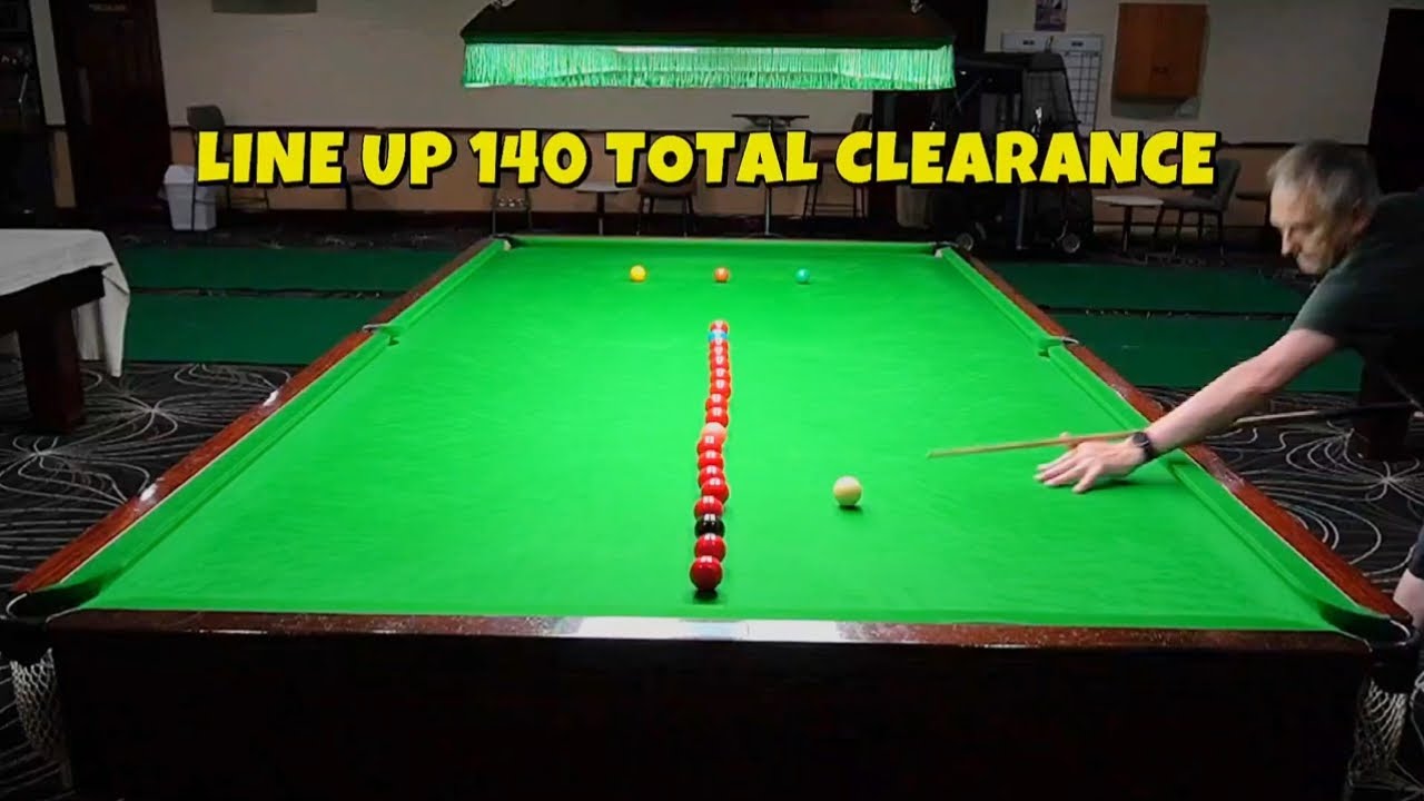 snooker line up clearance 140 total  #snooker #8ballpool #shorts #billiards