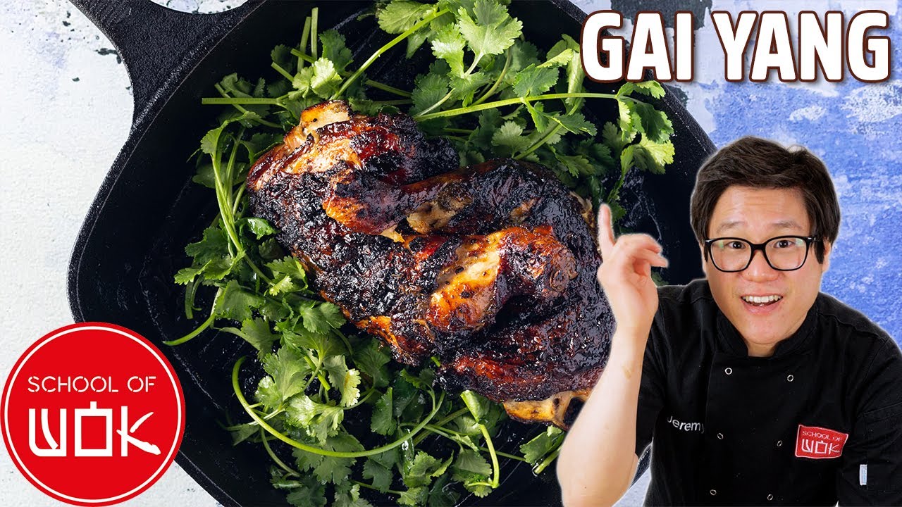 Awesome Thai Grilled Chicken (Gai Yang) Recipe!