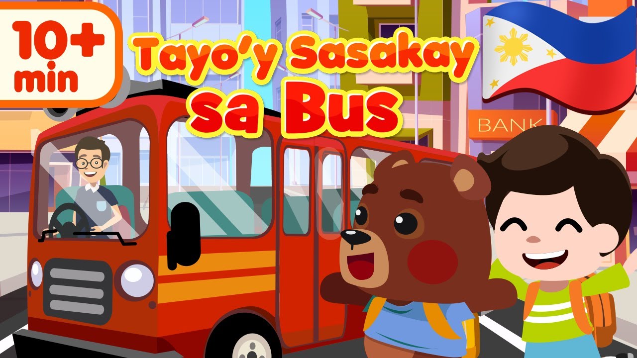 Tayo'y Sasakay sa Bus | Flexy Bear Original Awiting Pambata Compilation