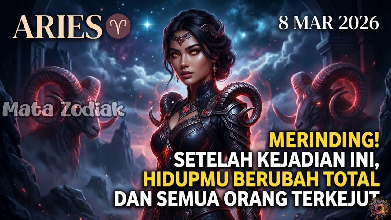 Aries♈ Merinding! Setelah Kejadian Ini, Hidupmu Berubah Total Hari Ini - Mata Zodiak