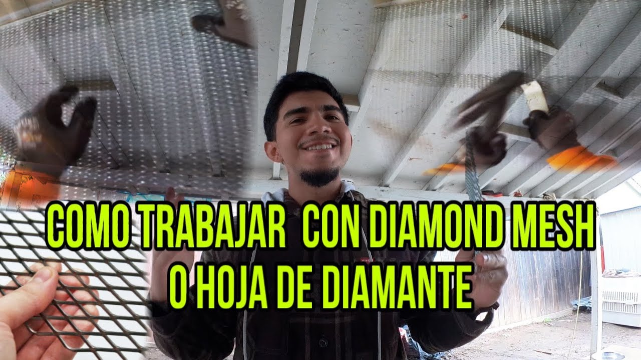 COMO TRABAJAR DIAMOND MESH O HOJA DE DIAMANTE CORRECTAMENTE O ALAMBRE PARA STUCCO ✅