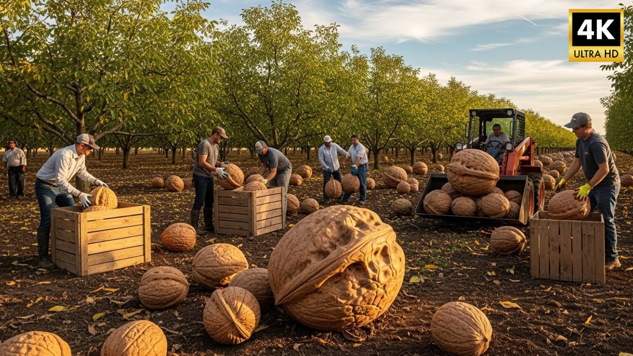 America's Walnut Farming Process EXPOSED: How They are Scaling to Billions?