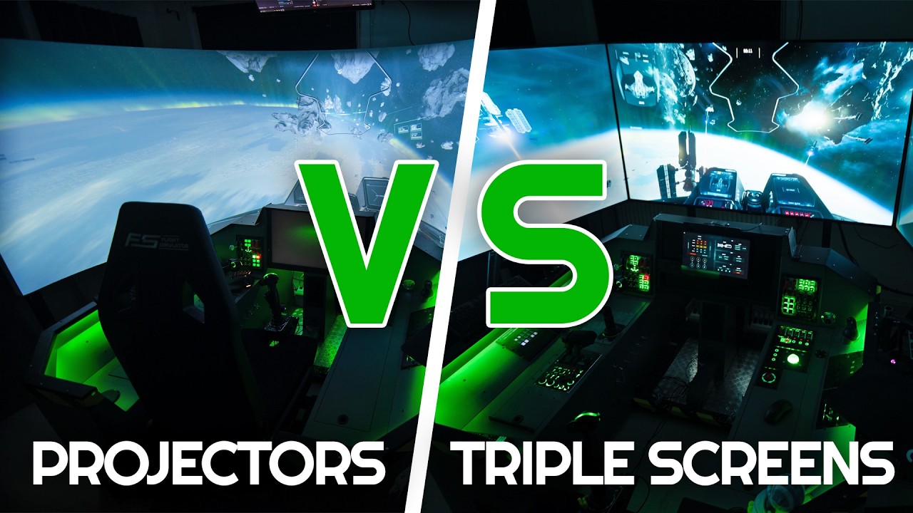 Projectors Almost Ruined My Simulator Hobby – Projectors vs. Triple Screens