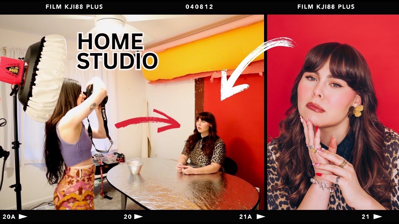 Home Studio Photoshoot Behind The Scenes | Sony A7RV