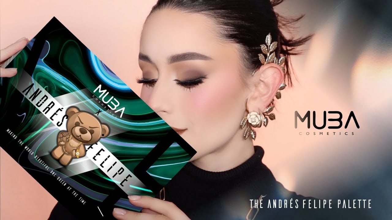 Soft & Neutral Makeup Tutorial | Andrés Felipe Palette by Muba Cosmetics