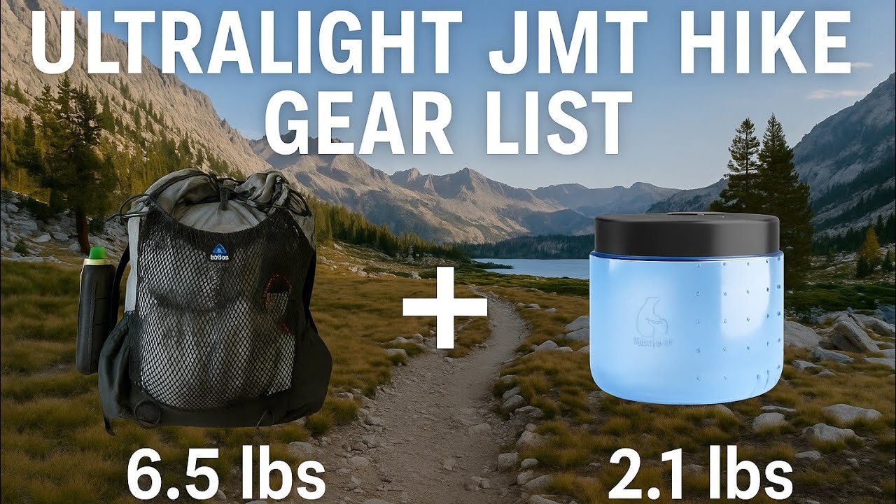 What's In My Ultralight JMT 2025 Gear list?