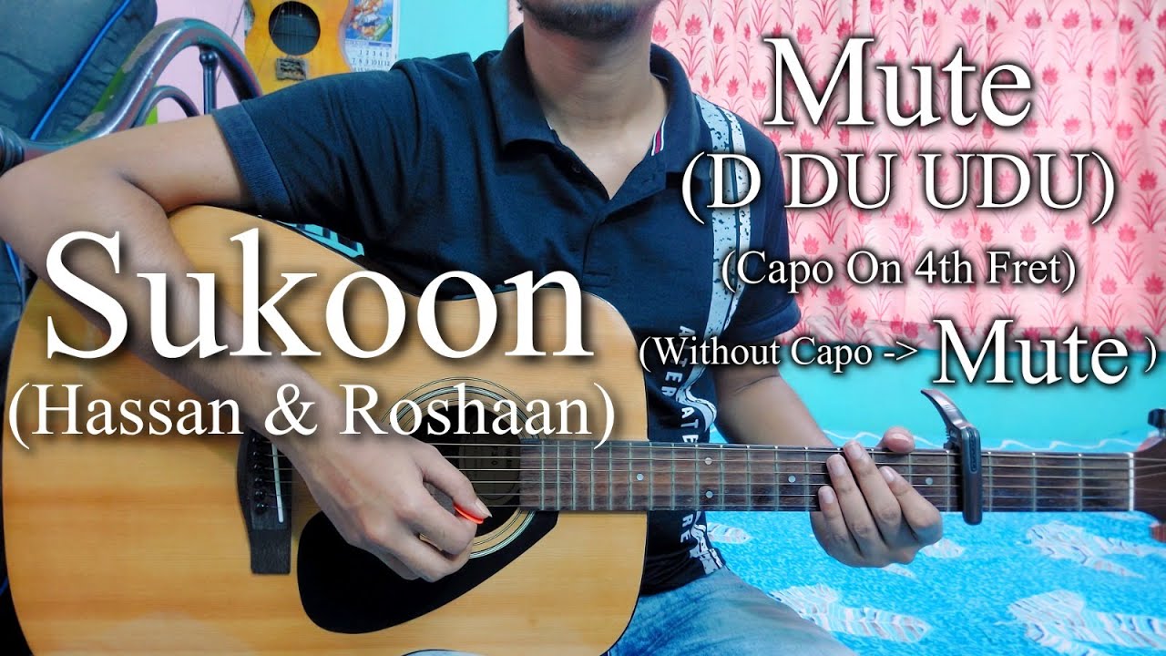 Sukoon | Hassan & Roshaan | Easy Guitar Chords Lesson+Cover, Strumming Pattern, Progressions...