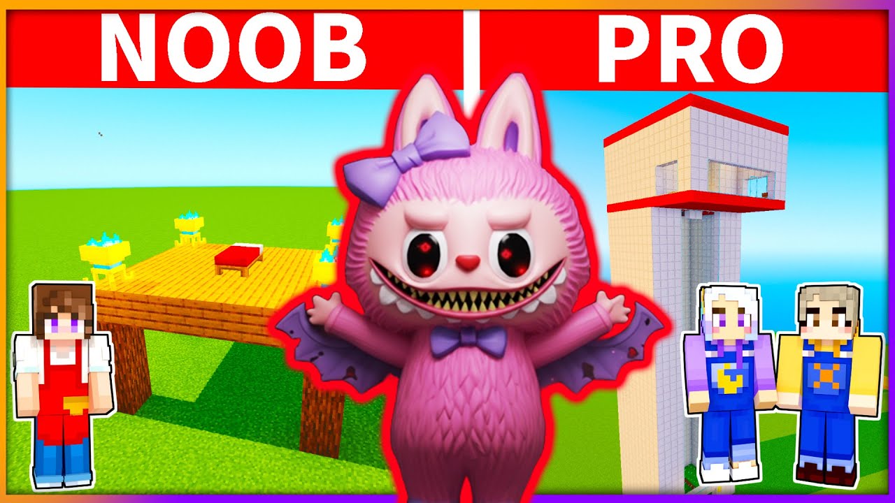 超巨大なラブブの化け物から友達を守ろう！【 マイクラ / まいくら / Minecraft 】