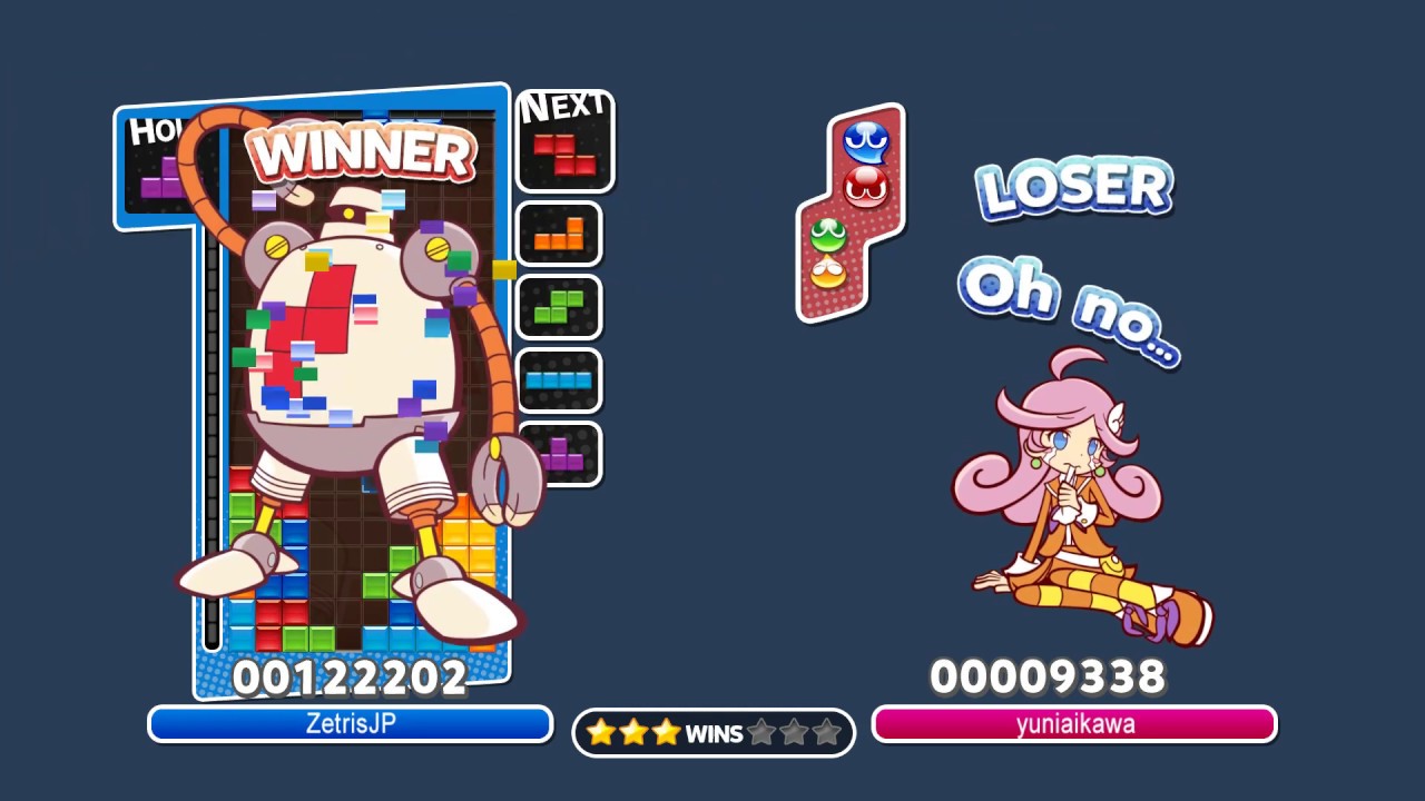 [Puyo Puyo Tetris AI] Zetris vs yuniaikawa (ユニ愛川) (2)