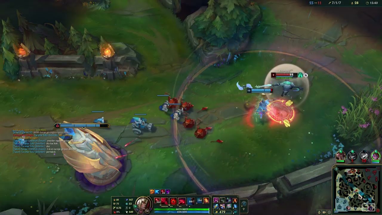 Swain Aura Bot LANE DİFF #leagueoflegends #riotgames #games #lol #gaming #twitch #gamer #swain #aura