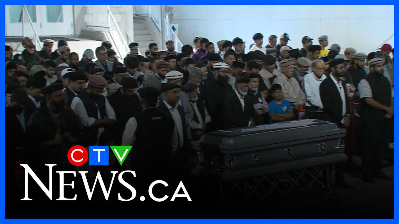 Funeral attendees ‘extremely emotional,’ demand justice for father killed in Toronto home invasion