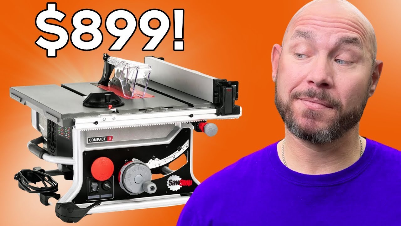 SawStop Compact Table Saw Unboxing and First Impressions
