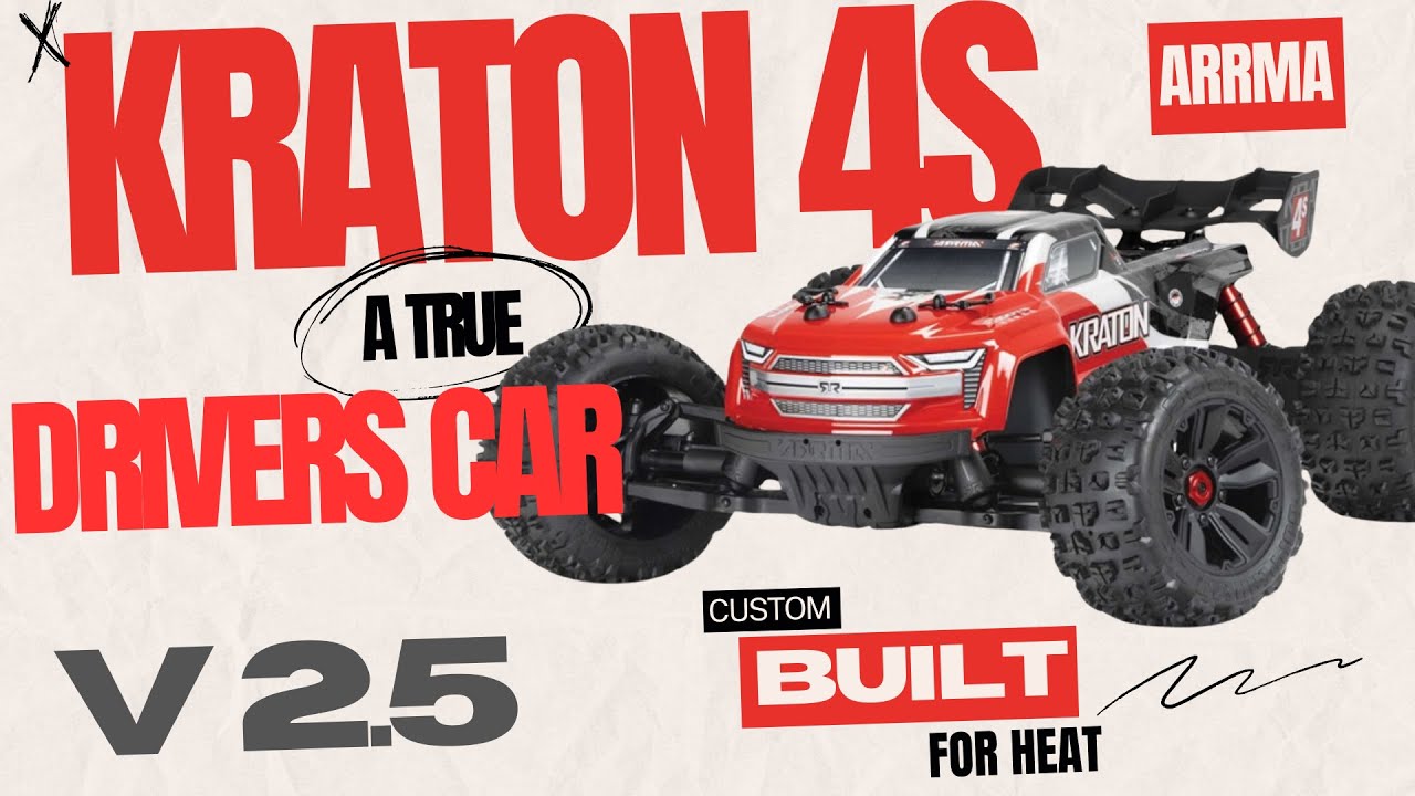 Kraton 4S V2.5  - A TRUE Drivers Car - Custom Built for the HEAT !