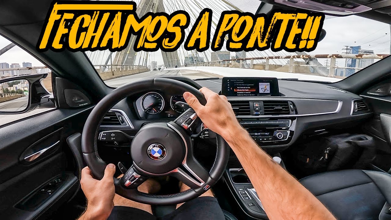 BMW M2 1000CV FRITANDO PNEU NA PONTE ESTAIADA!!🔥🚀