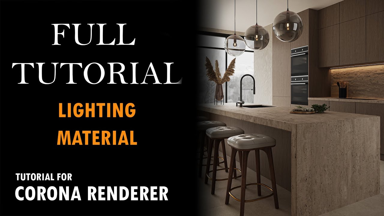 Photorealistic Interior Rendering Tutorial | 3ds Max + Corona Renderer