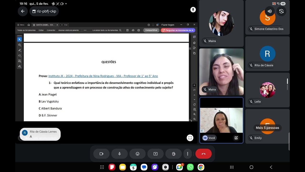 Piaget,  Vygotsky,  Wallon, Carl Rogers, Aprendizagem,  Neurociências e Educação. 