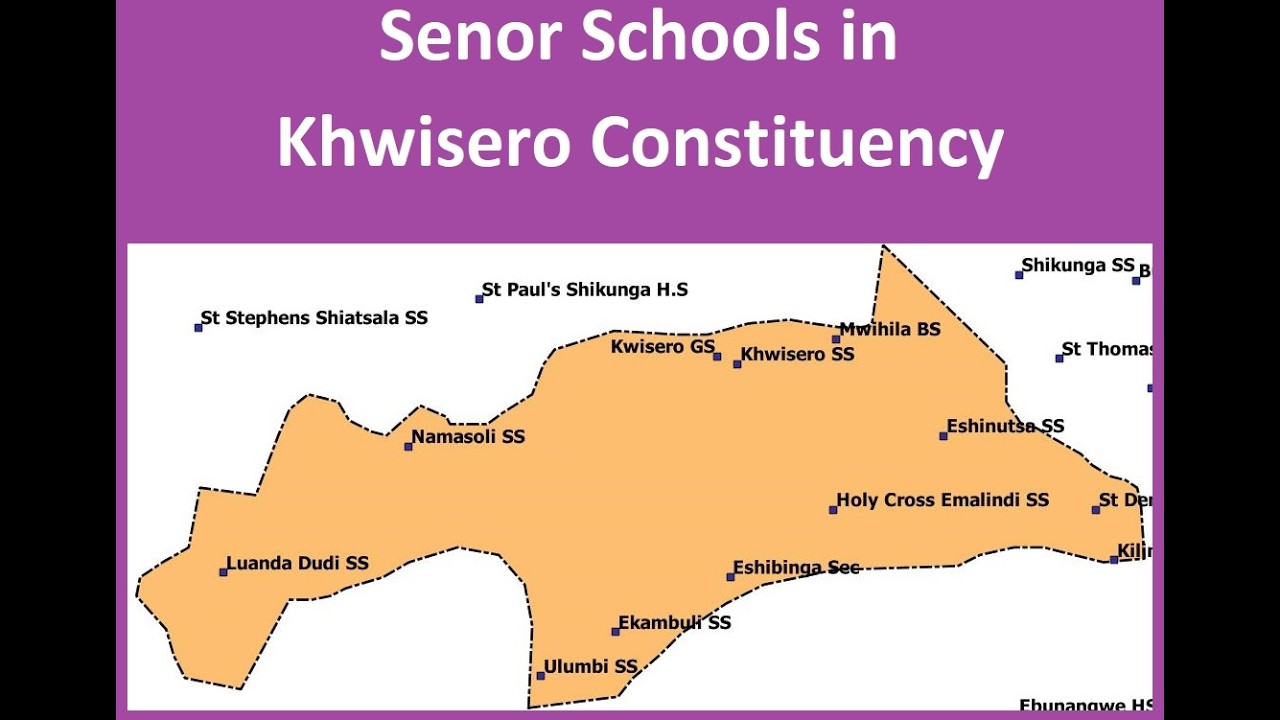 Senior Schools in Khwisero Constituency