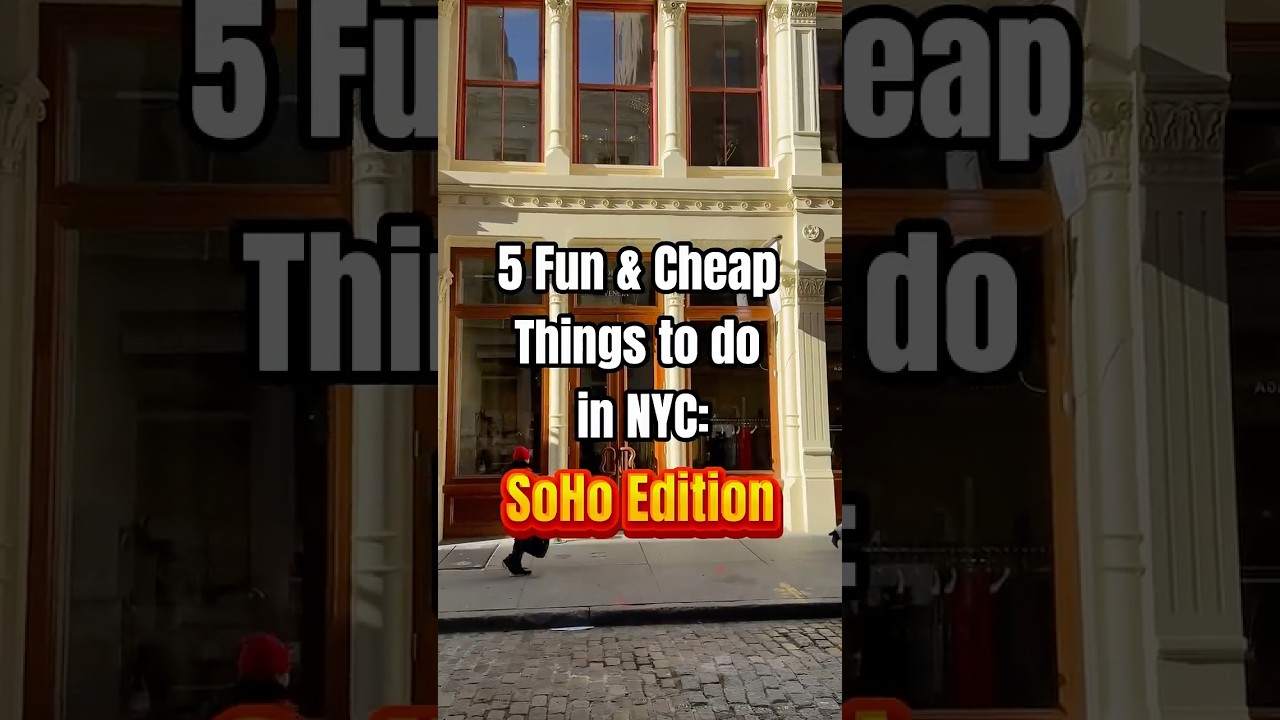 5 интересных и недорогих развлечений в Нью-Йорке рядом с Сохо #nyc #NewYork #food #travel #visitnyc