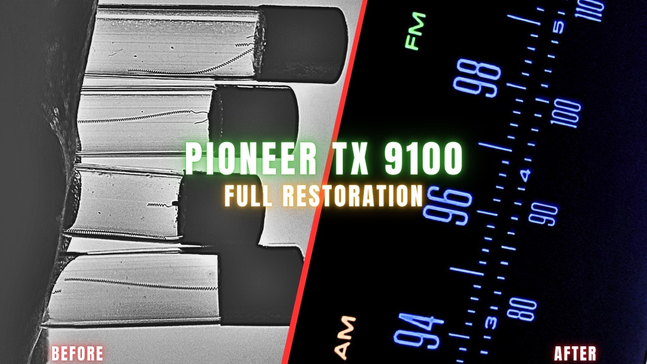 Pioneer TX-9100 Restoration Tutorial: Bring Your Vintage Tuner Back to Life