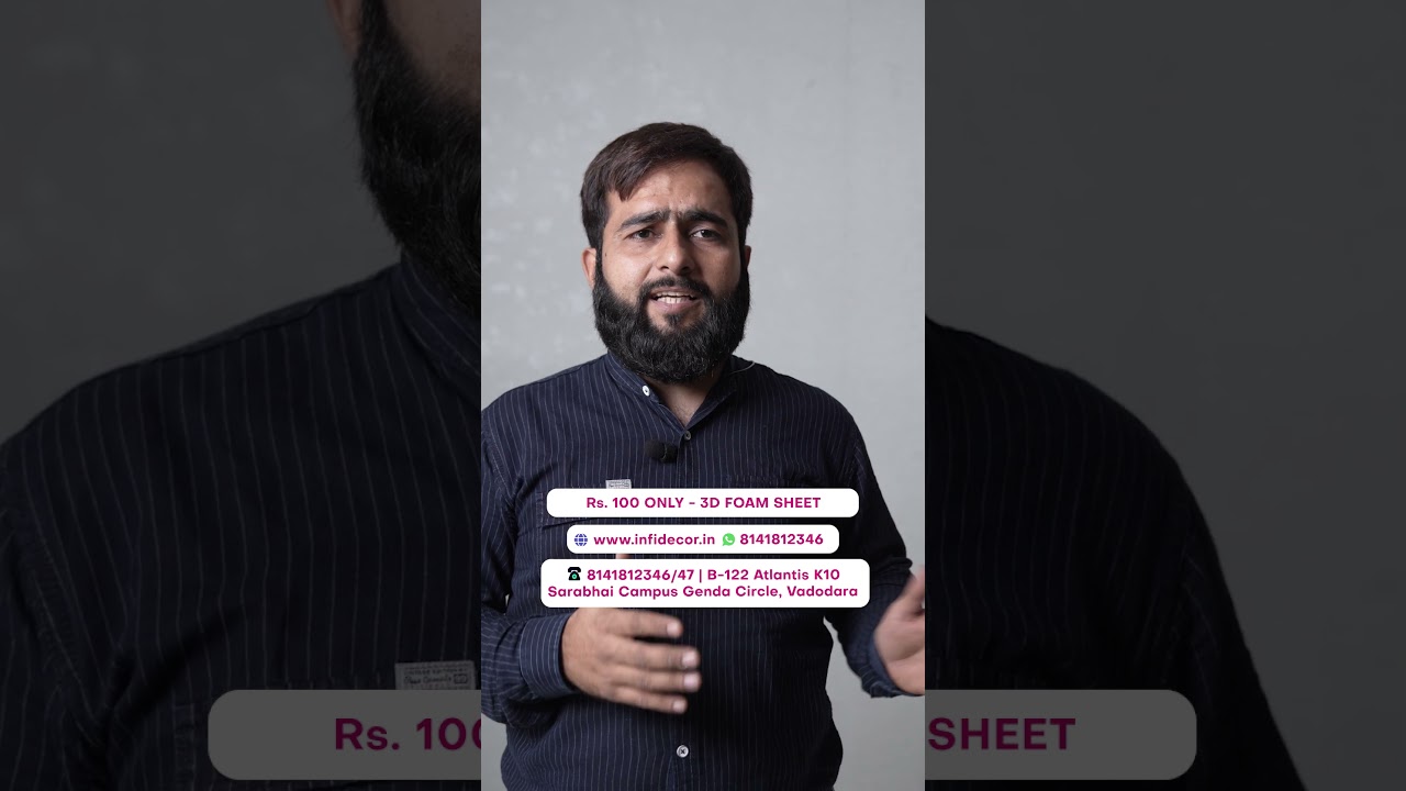 3D Foam Wall Panel Sticker Installation | 3D Foam Wall Stickers | 3D Foam Wallpaper | 3D Foam Sheets