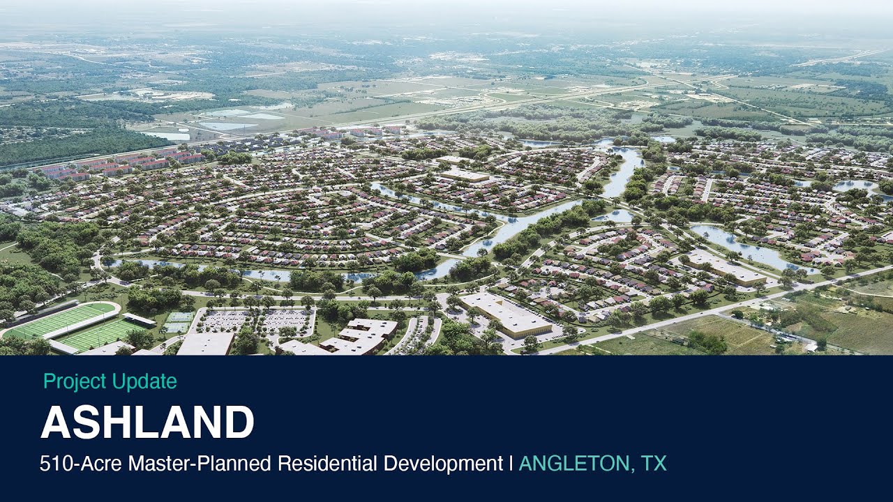 Ashland | 510-acre master-planned residential development | Angleton, TX.