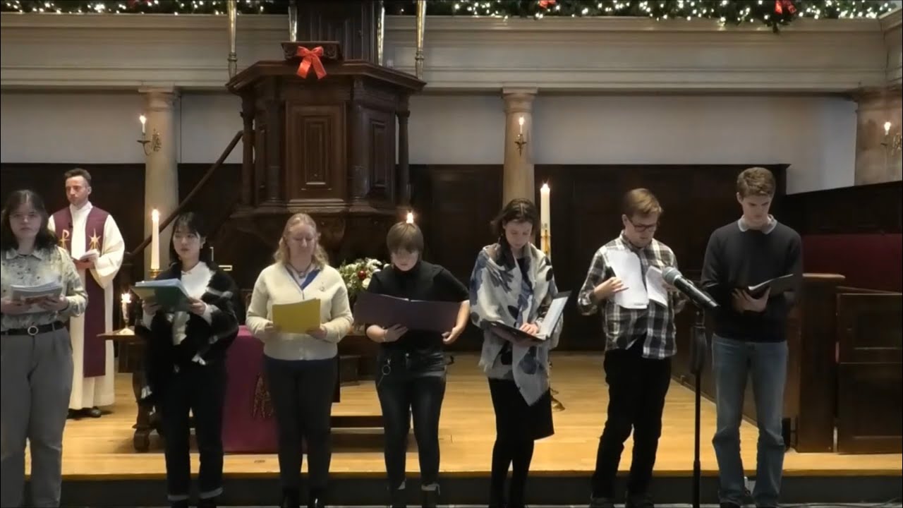 Viering in de Oude  Lutherse Kerk op 18 december 2022