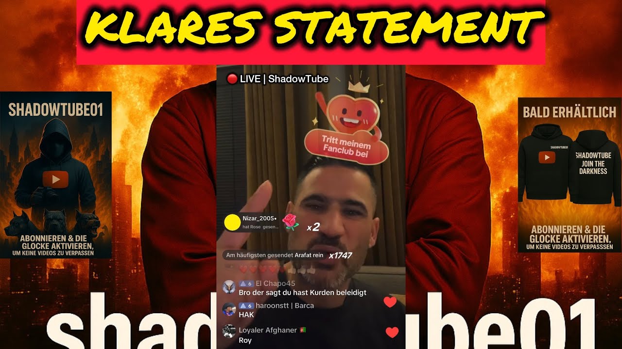 🔴 LIVE | YASSER ABOU CHAKER äußert sich zu BARRELO – klares Statement im Livestream