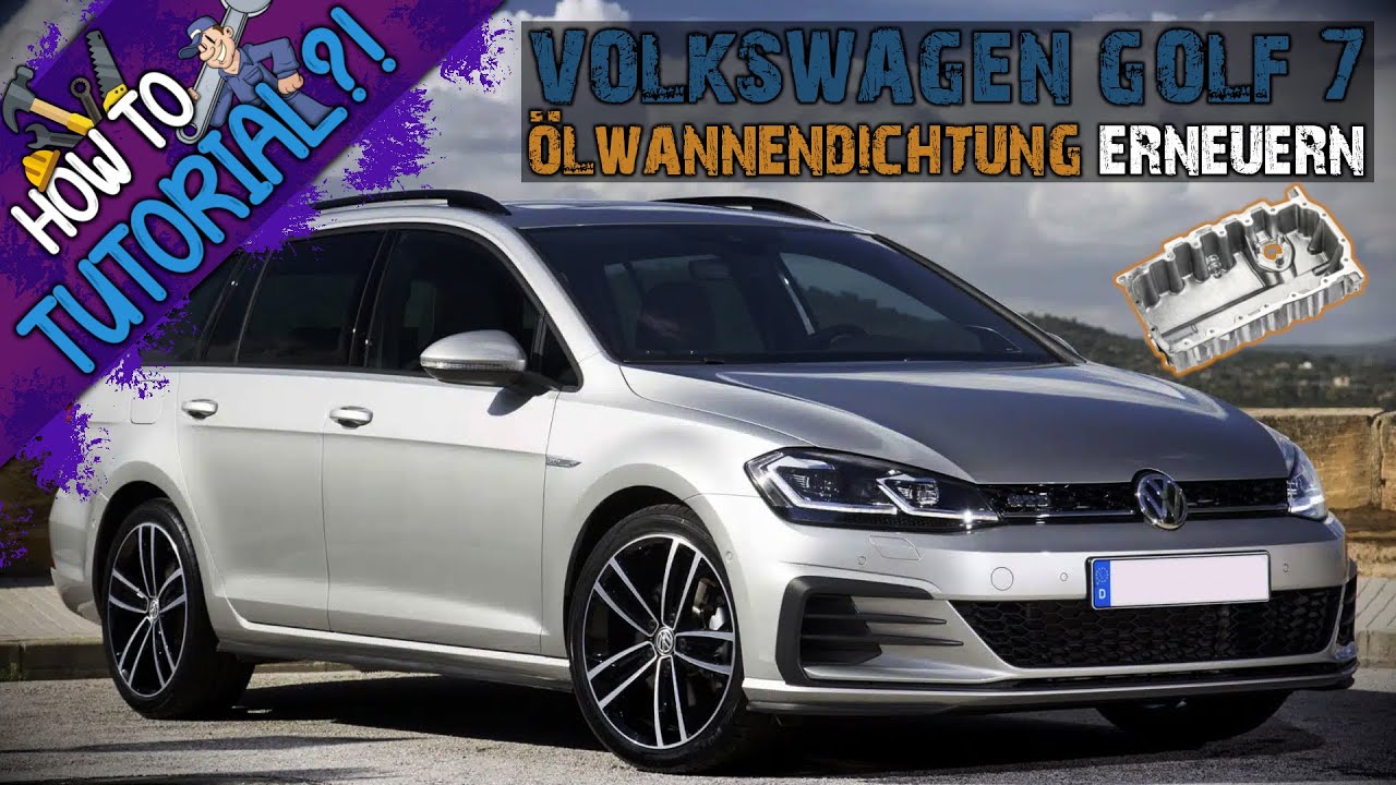 VW Golf 7 Variant 2.0 TDI - Ölwannendichtung muss erneuert werden! #viral  #car #tutorial