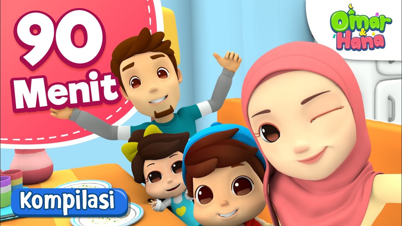 🍼 Bayi Menangis, 🕌 3 Masjid Istimewa, Belajar Alif Ba Ta | Lagu Anak Islami | Omar & Hana Indonesia