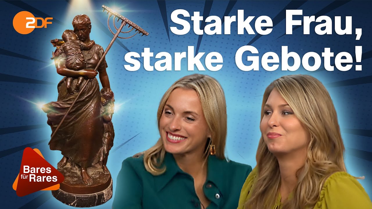 Heroische Heldin: Bronzefigur von Fritz Heinemann triumphiert im Händlerraum | Bares für Rares