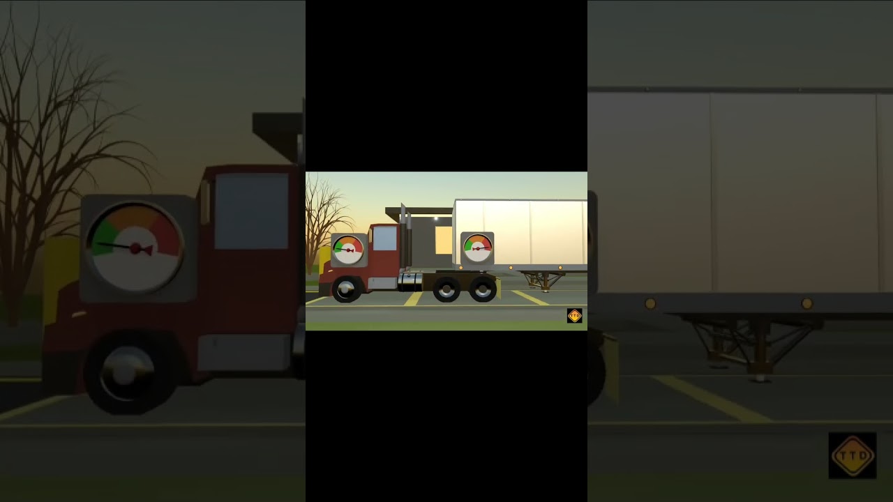 Sliding the 5th wheel of a semi truck to adjust the weight distribution of the tractor. #trucking