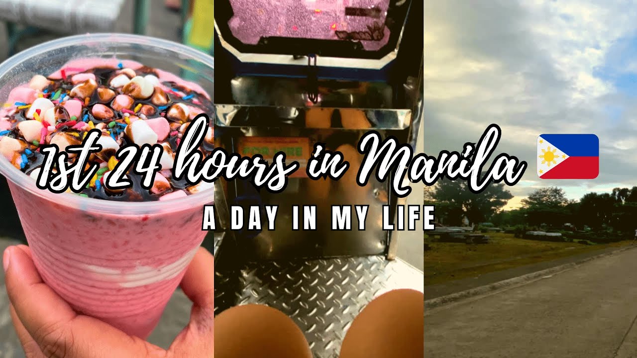 1st 24 hours in Manila [A Day in my life, Silent Vlog, Daily Diary]