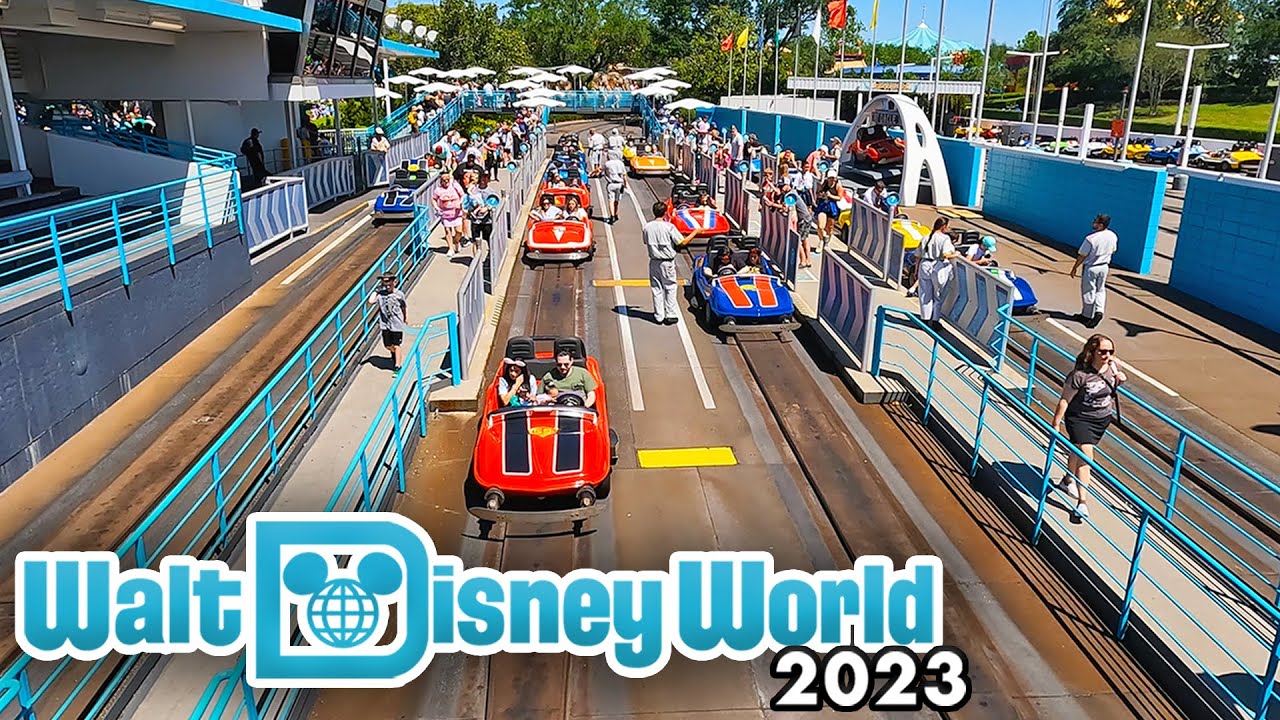 Tomorrowland Speedway 2023 - Magic Kingdom Rides [4K POV]