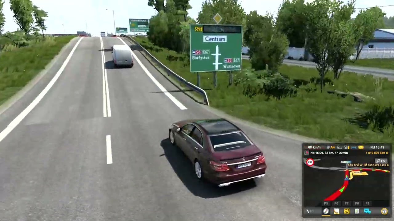 Euro Truck Simulator 2    Ostrołęka - Warszawa