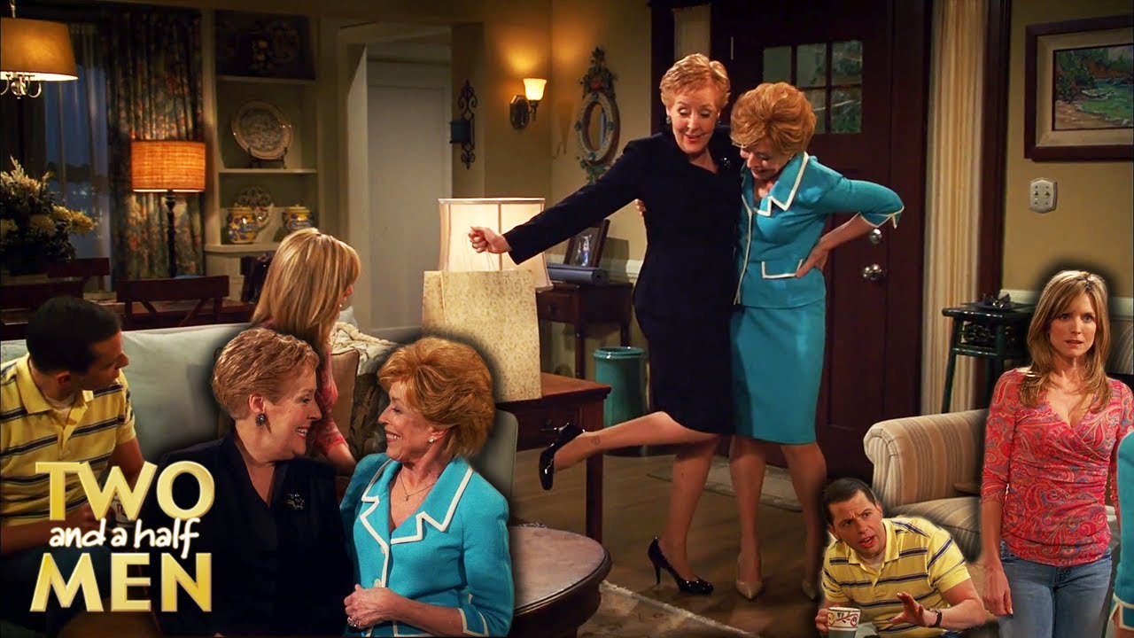 Evelyn and Lindsey's Mom Are Dating? | Two and a Half Men