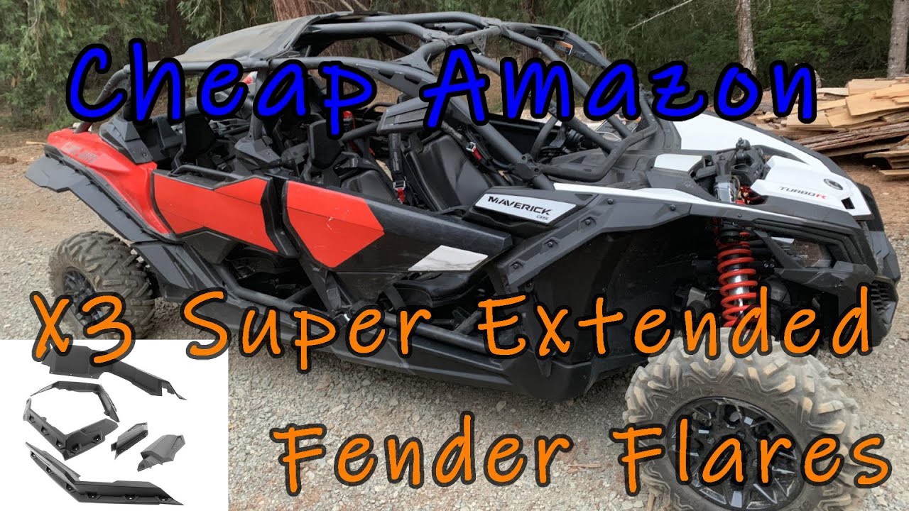 Generic X3 Super Extended Fender Flares