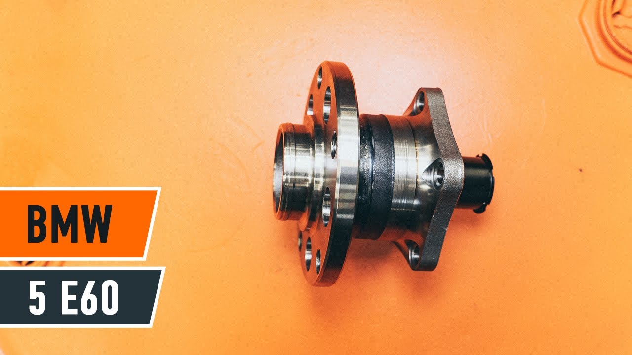 Hvordan bytte bak hjullager på BMW 5 E60 BRUKSANVISNING | AUTODOC