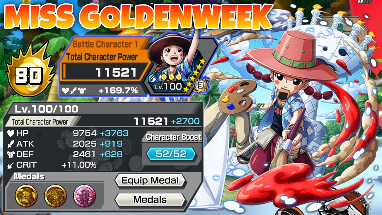 【The Best Step-Up of Now】Miss Goldenweek Gameplay | OPBR