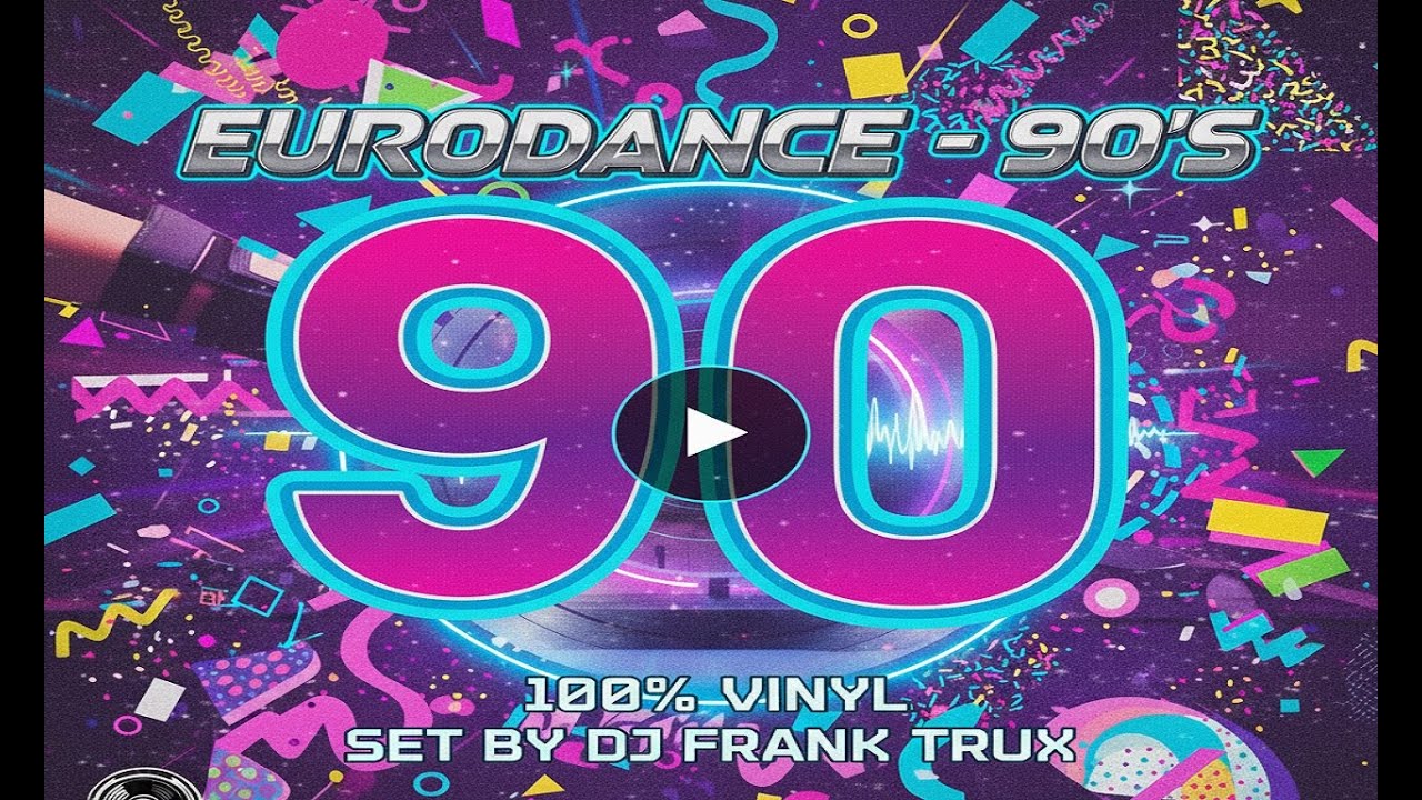 EURODANCE 90's - Sequ&ecirc;ncia mixada by DJ Frank Trux 100% Vinyl - Gem, Cassiel, Clay, La bouche, Hype.