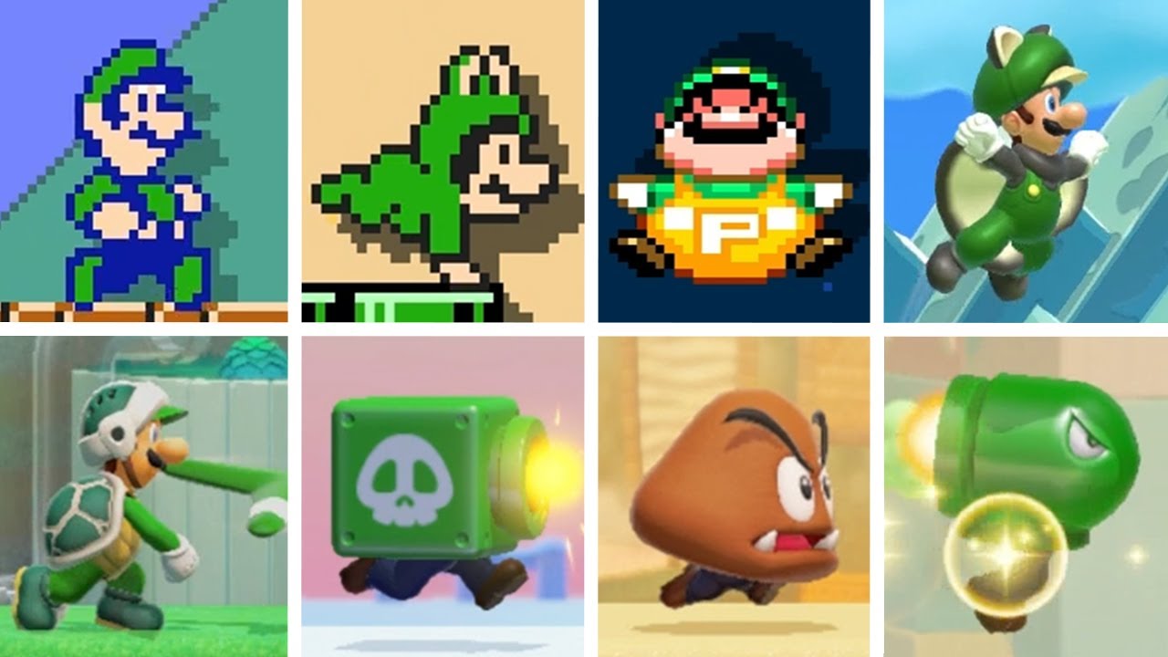 Super Mario Maker 2 - All New Luigi Power-Ups