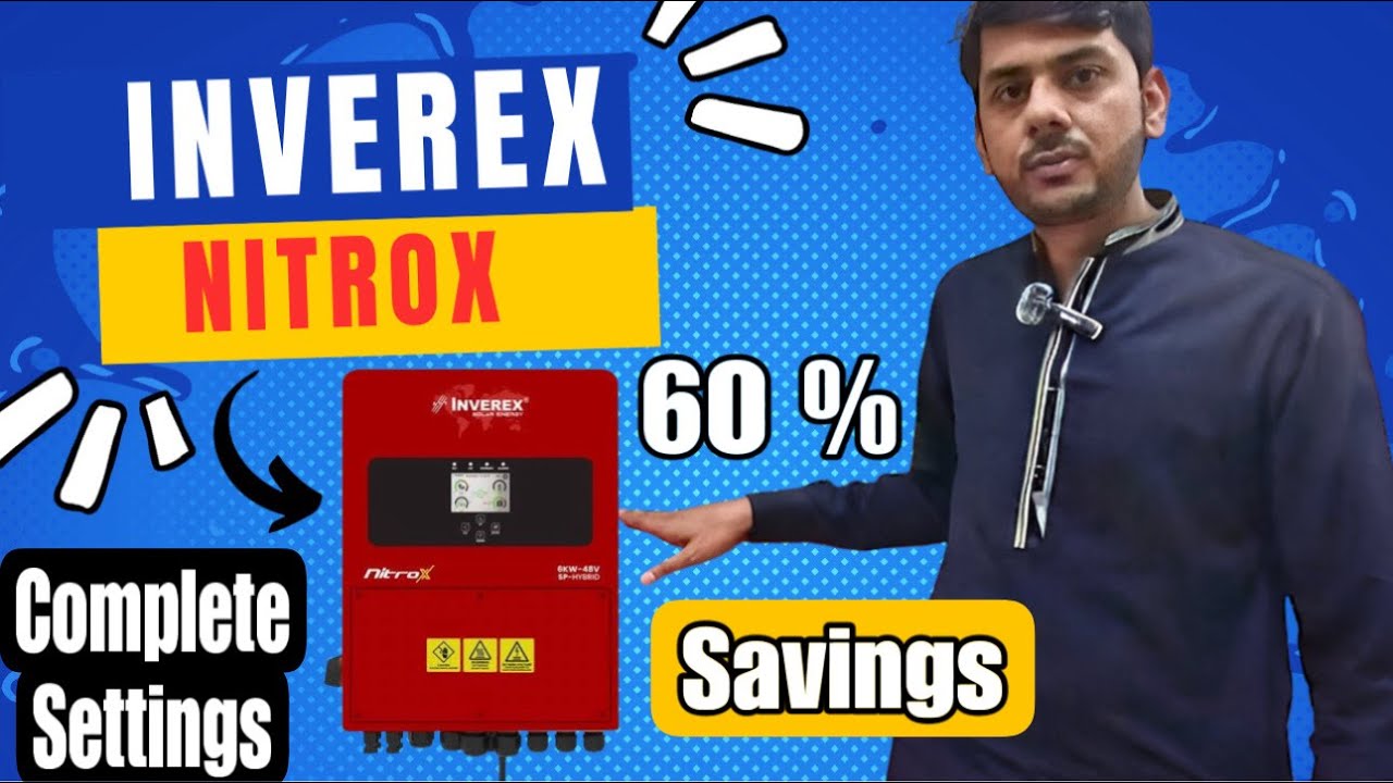 Nitrox 6KW Complete Solar Settings | Battery Charging & Smart Load Settings ⚡️