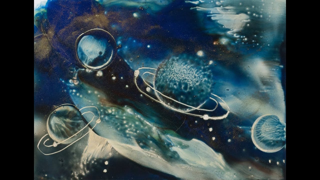 Encausticmalerei Galaxie