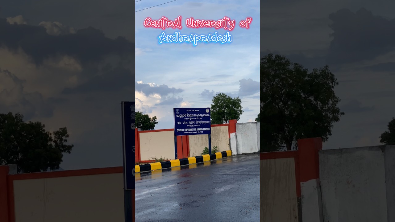 Central University of Andhra Pradesh #cuap #ananthapuram