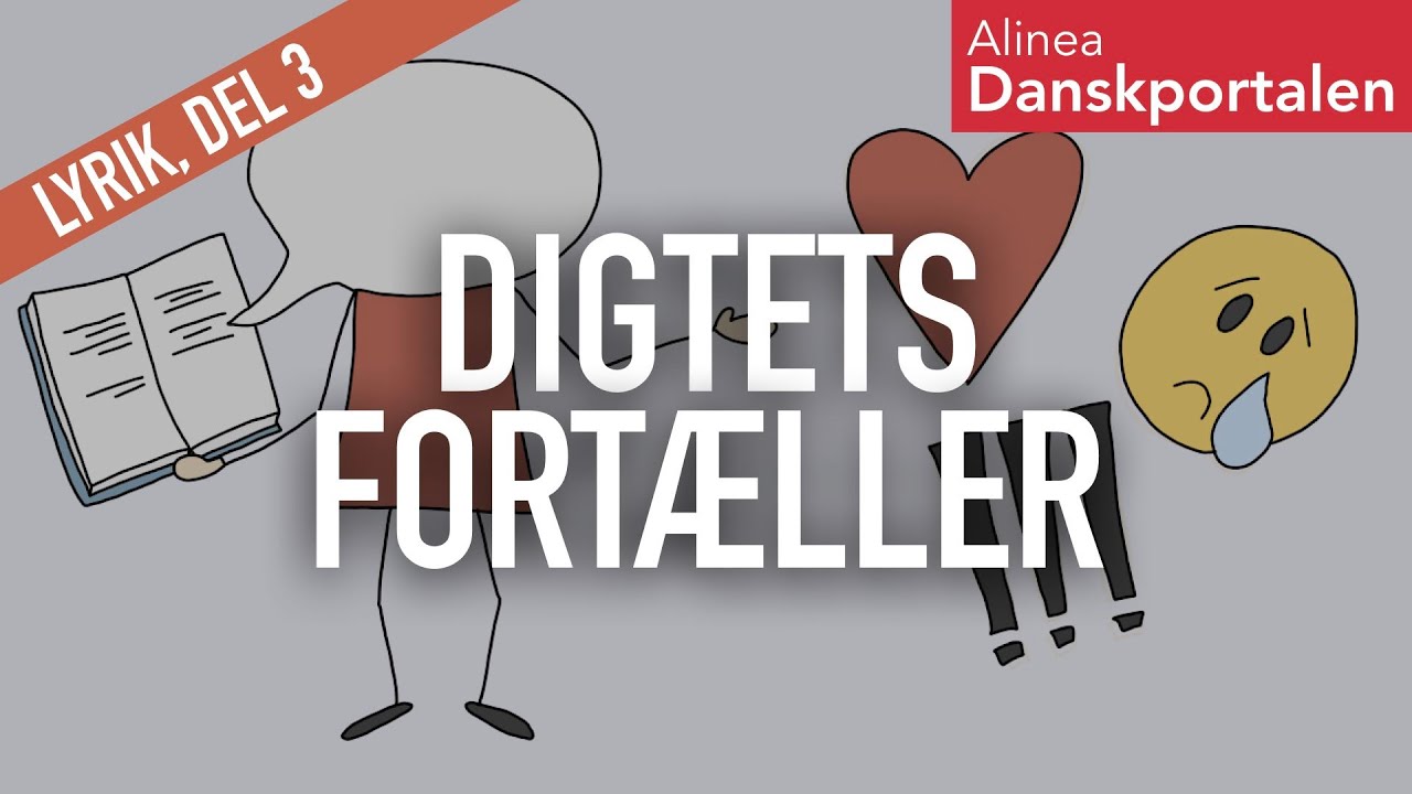 Digterstemmen og det lyriske jeg - animeret dansk