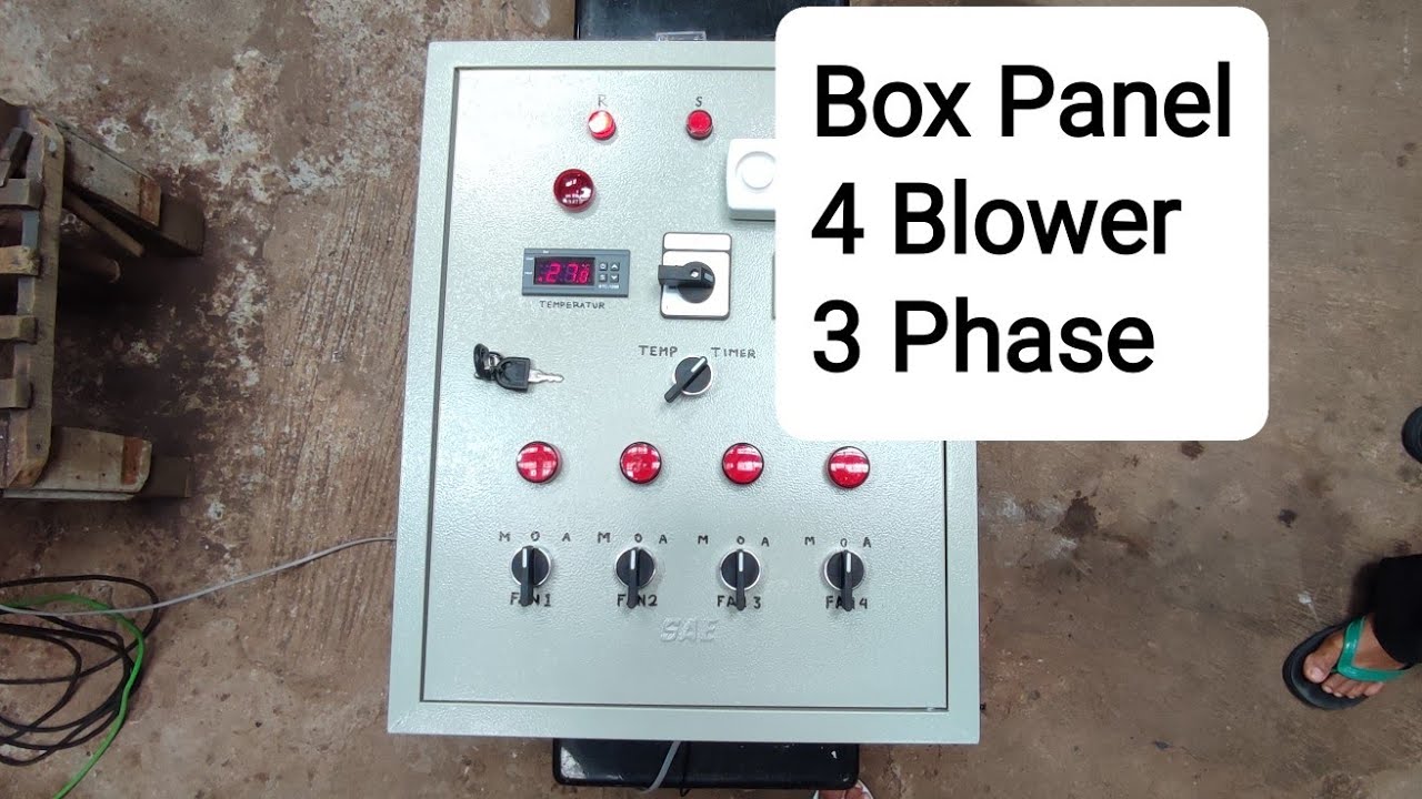 Box Panel Kandang Ayam 4 Blower 3 Phase, Pesanan Bpk Hendra di Sungai Kunjang, Samarinda, Kaltim